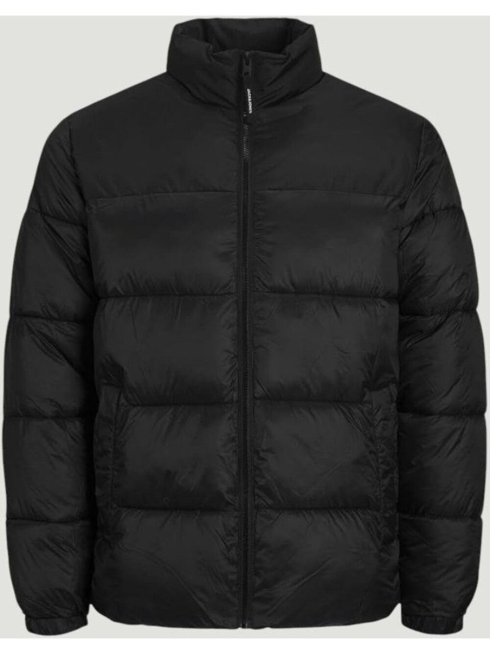 Jack & Jones Men JJETOBY Puffer XL Jacket NEW Black Insulated Full Zip Eco Warm